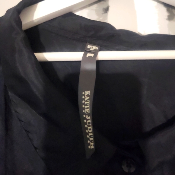 Katie Judith Black Asymmetrical Dress Size Small - Picture 3 of 6